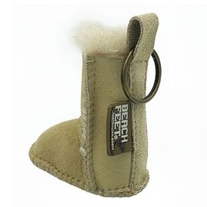 Beach Feet Australia Sheepskin Suede Boot Keychain